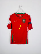 PORTUGAL 2008 HOME FOOTBALL JERSEY - C.RONALDO #7
