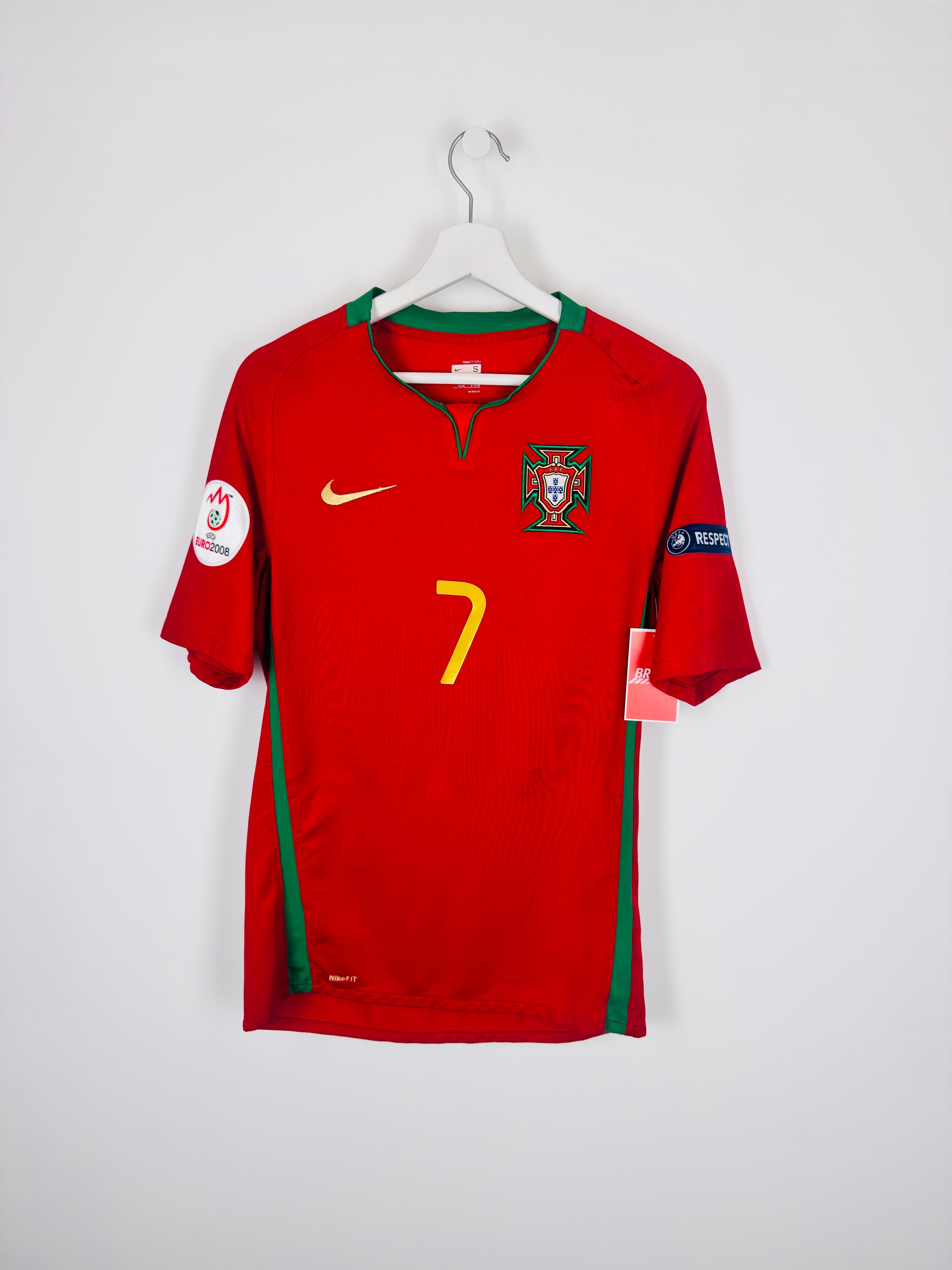 PORTUGAL 2008 HOME FOOTBALL JERSEY - C.RONALDO #7